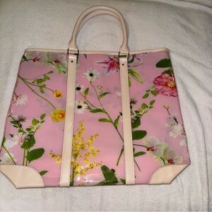 Ulta Large Floral Tote Bag Pink New With Tags carry bag beach bag
